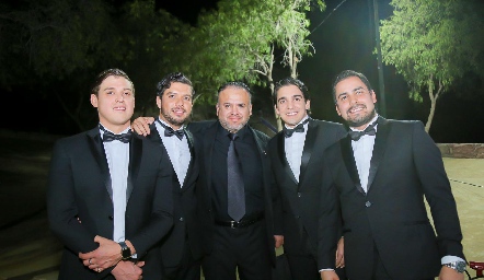  Jorge Cerdán, Salvador, Dr. Baruvi Gaitán, Carlo y Oziel García.