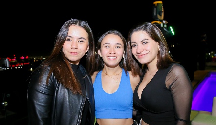  Estefanía Noguera, VaneSsa Ruiz y Luisa Díaz de León.
