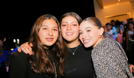  Marijó Flores, Sofía Rosales y Laila Cárdenas.