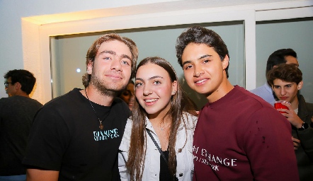  Félix Feres, Emelin Feres y Nicolás Pérez.