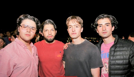 Álvaro Labastida, José Miguel Rodríguez, Diego Castro y Diego Valle.