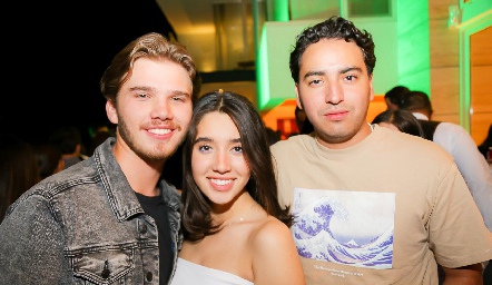  Juan Pablo Solana, Aranza Padrón y Mauro Ruiz.