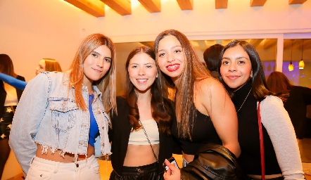  Fernanda Rangel, Samy Rincón, Olivia Córdoba y Mariana Ávila.