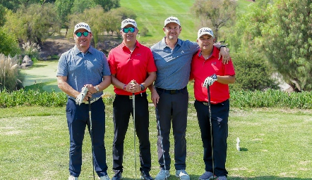  Juan Benavente, Fernando López, Manuel Toledo y Jorge Villarreal.