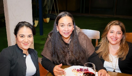  Rosa María González, Nora Almendáriz y Alicia Nieto.