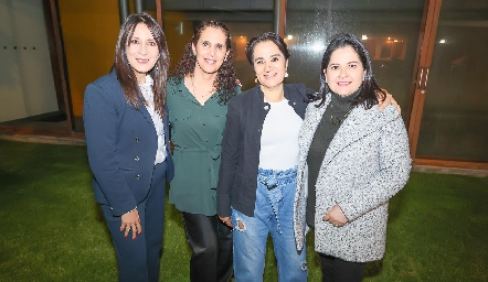  Manena Alonso, Norma García, Rosa María González y Keta Contreras.