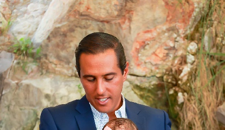  Juan Pablo Ramírez con su hija.