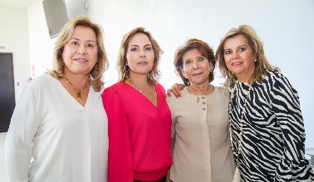  Rosy Madrazo, Verónica Vega, Lourdes Vázquez y Leticia Escudero.