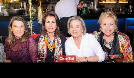  Maite Bustindui, Titis Báez, Analú Medina y Lucy Lastras .