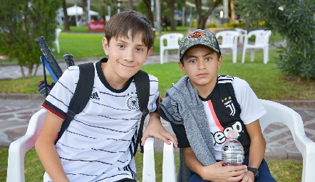 Alejandro e Iker.