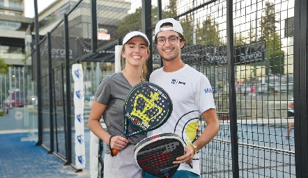 Alejandra Almaguer y Santiago Gutiérrez.