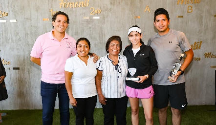  Ana Sofía y Alejandro, campeones.