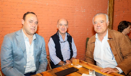  Francisco Torres, Rafael Olmos y Manuel Lorca.