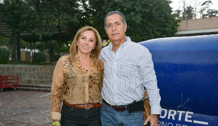 Beatriz Lavín y José Manuel Lázaro.