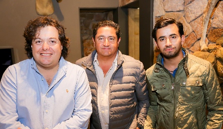  Jorge Alejandro Leautaud, Mario del Valle y Mario del Valle.