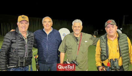  Armando de la Parra, Alfonso Benavente, Luis González y Carlos González.
