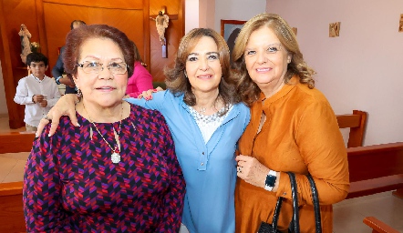  Martha Elena, Verónica Maza y Ana Alvarado.