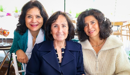  Chiquis Cadena, Mónica Robles y Adriana Díaz de León.