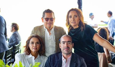  Fernanda Félix, Sergio Quibrera, Manuel González y María José Abaroa.