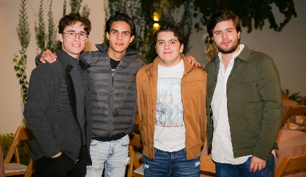  Juan Pablo Abaroa, Diego Medina, Javier Dávila y Saad Sarquis.