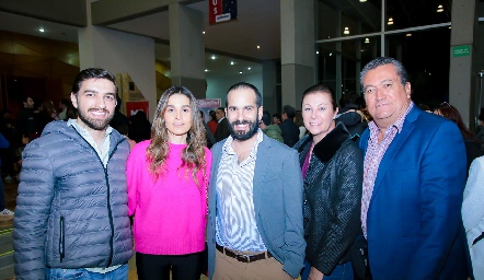  Tomás Loredo, Gema Loredo, José Martín Alba, Corina Ferrari y Ricardo Vega.