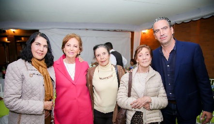  Bertha Ugalde, María del Carmen Reynoso, María del Pilar, Lucía Castorena y Fernando Güemes.