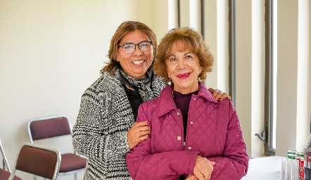  Carmelita Vázquez y Lucero Rosillo.