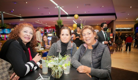  Virginia Palacios, Gisela Arellano y Claudia Arellano.