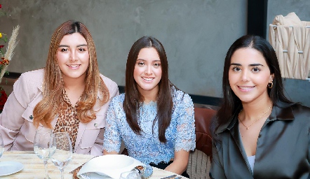  Ana Gaby Motilla, Stephanie García y Daniela Schekaiban.