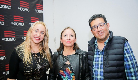  Gisell Morales, Olivia Maldonado y Gabriel Hernández.