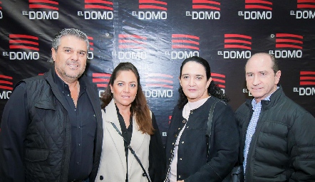  Salomón Dip, Claudia Altamirano, Cecilia Hernández y Javier Dip.