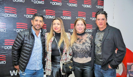  Israel García, Alesia Mendoza, Silvia Garza y Oscar Olivares.
