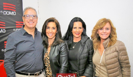 Ernesto Puga, Elisa Martínez, Lucy Martínez y Lupita Santos.