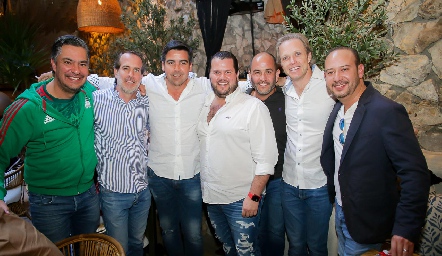  Sebastián Rosillo, Diego Trampe, Manuel Labastida, Santiago Meade, Hugo Humara, Luis José Martínez y Tomás Nava.