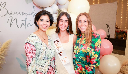  Isabel Maza, Natalia Navarro y María José López.