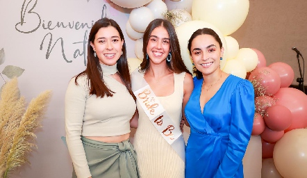  Montse Del Valle, Natalia Navarro y María Bravo.
