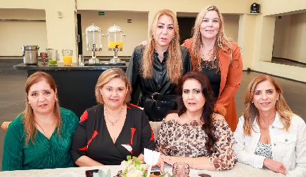  Sofía Carrillo, Aurora García, Claudia Hermosillo, Ana Fonte, Gaby Lozano y Gaby Godínez.