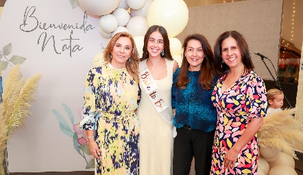  Beatriz Lavín, Natalia Navarro, Martha López y Claudia Nava.