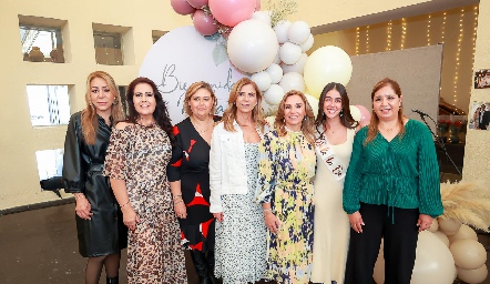  Claudia Hermosillo, Ana Fonte, Aurora García, Gaby Godínez, Bety Lavín, Natalia Navarro y Sofía Carrillo.