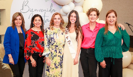  Nona Lozano, Fátima González, Bety Lavín, Natalia Navarro, Yusa Coulon y Sofía Carrillo.