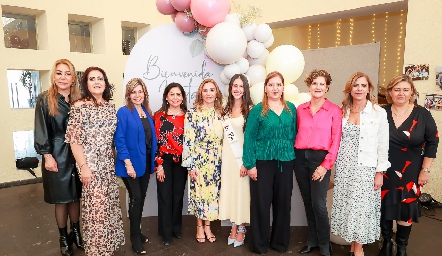  Claudia Hermosillo, Ana Fonte, Nona Lozano, Fátima González, Bety Lavín, Natalia Navarro, Sofía Carrillo, Yusa Coulon, Gaby Godínez y Aurora García.