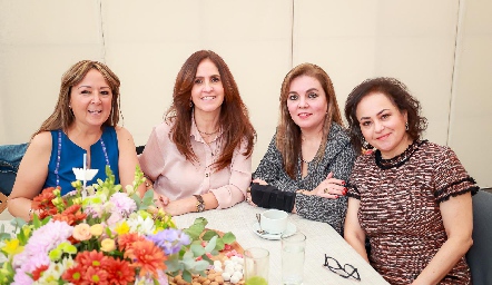  Mónica Cerda, Dulce María Herrera, Yeni Cázares y Rebeca Flores.