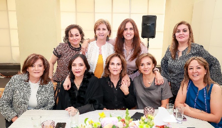  Rebeca Flores, Sofía Gómez, Dulce María Herrera, Yeni Cázares, Beatriz Rojas, Lucía Betancourt, Leticia Hernández, Cony Alvarado y Mónica Cerda.