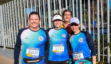  Tito Loredo, Mónica Portillo, Juan Manuel González y Maguis Martínez.