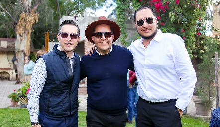 Héctor Trejo, Víctor Puente y Rodolfo Martínez.