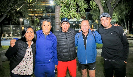  Gabriela Tovar, José Tovar, Arturo Rocha, Juan Carlos Valle y Charly de la Peña.