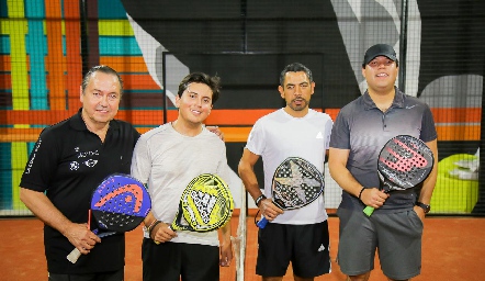  Juan Carlos Valle, José Carlos Guerra, Jorge Duy y Jorge Cortez.