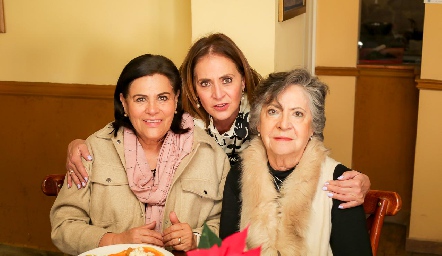 Magdalena Montemayor, Keny Anaya y María Eugenia Ugalde.