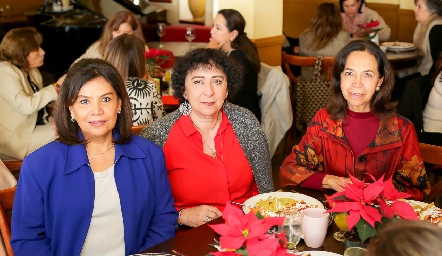  Tita Ruiz, Rosy Zarur y Liliana Campos.
