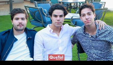  Saad Sarquis, Francisco Leos y Juan Pablo Dip.